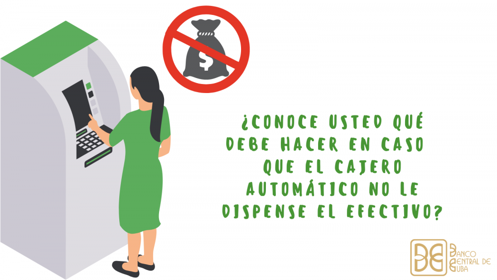 Imagen relacionada con la noticia :¿Qué debe hacer cuando el cajero automático no dispense el efectivo?